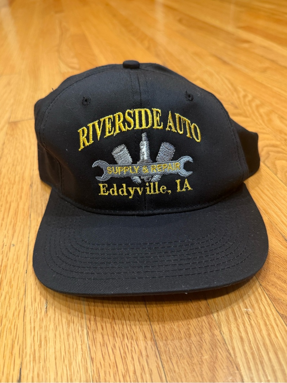 Riverside Auto Eddyville Black Embroidered Hat- Eddyville, IA